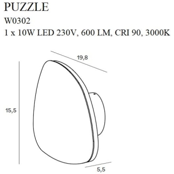 Kinkiet Puzzle W0302 MaxLight