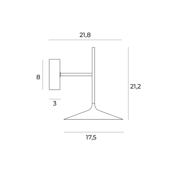 Kinkiet W0304 Hana MaxLight