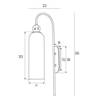 Kinkiet Campanila MaxLight