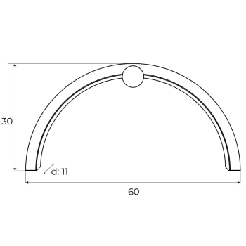 Kinkiet Trio Arc Matt Black W0334 Maxlight