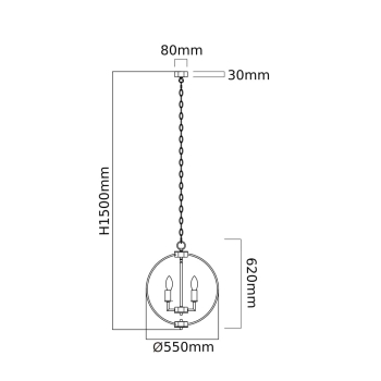 Lampa wisząca Candi Orlicki Design