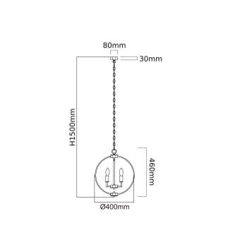 Lampa wisząca Candi Orlicki Design