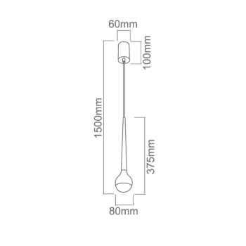 Lampa wisząca Cappi Orlicki Design