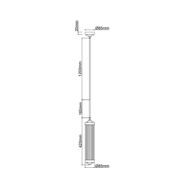 Lampa wisząca Fiatto Orlicki Design