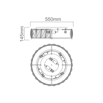 Lampa sufitowa Intero Orlicki Design