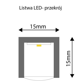 Żyrandol Listwa LED