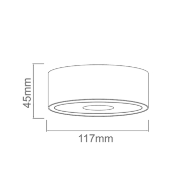 Lampa sufitowa Neo Slim Orlicki Design