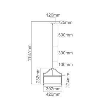 Lampa wisząca Stanza Orlicki Design