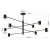 Lampa wisząca Snow 8 czarna Light Prestige