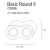 Lampa Plafon Natynkowa Basic Round C0086 MaxLight