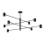 Lampa wisząca Snow 8 czarna Light Prestige