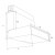 Lampa Magnetyczna Łamana M0029N Maxlight
