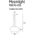 Lampa Wisząca Moonlight P0076-05L MaxLight