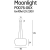 Lampa Wisząca Moonlight P0076-06X MaxLight