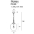 Lampa Wisząca Honey P0296 MaxLight