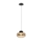 Lampa Wisząca Moonstone Amber Glass/Black Marble P0516 Maxlight