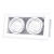 Lampa sufitowa BLOCCO 2xGU10/14W LED MiLAGRO