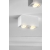 Lampa sufitowa kwadratowa biała AVERIO DUO GTV